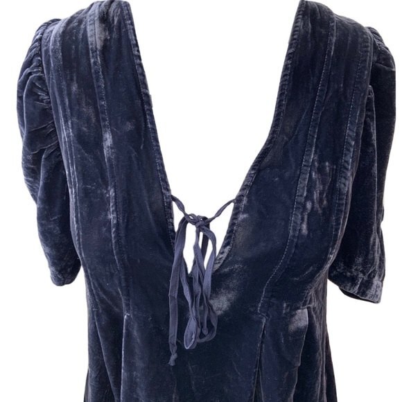 Free People Adelle Ivy Velvet Tunic Dress XS - Picture 9 of 9